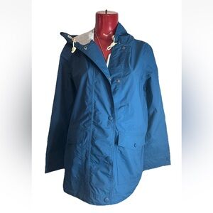 NEW NWT WOOLRICH SLICKER RAIN NYLON JACKET SIZE MEDIUM M- TEAL BLUE
